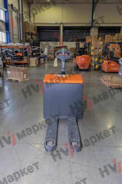 Тележка самоходная PT20P-C (540x1150) Curtis 1.6Kw рулевое колесо，двухсторонняя тяга аккумулятора 540x115, LB 150 Ah，24V60A зарядное устройство， HV Market