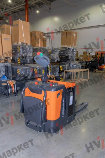 Тележка самоходная PT20P-C (540x1150) Curtis 1.6Kw рулевое колесо，двухсторонняя тяга аккумулятора 540x115, LB 150 Ah，24V60A зарядное устройство， HV Market