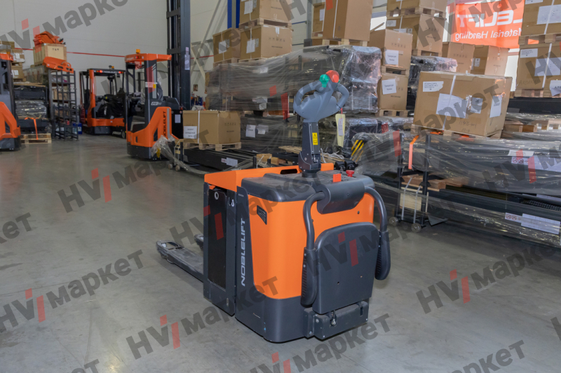 Тележка самоходная PT20P-C (540x1150) Curtis 1.6Kw рулевое колесо，двухсторонняя тяга аккумулятора 540x115, LB 150 Ah，24V60A зарядное устройство， HV Market