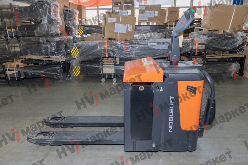 Тележка самоходная PT20P-C (540x1150) Curtis 1.6Kw рулевое колесо，двухсторонняя тяга аккумулятора 540x115, LB 150 Ah，24V60A зарядное устройство， HV Market