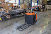 Тележка самоходная PT20P-C (540x1150) Curtis 1.6Kw рулевое колесо，двухсторонняя тяга аккумулятора 540x115, LB 150 Ah，24V60A зарядное устройство， HV Market