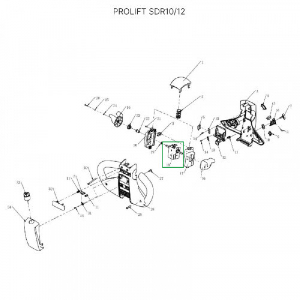 Потенциометр для самоходных штабелеров SDR-S/SDR/SDK HV Market