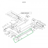 Подвильная тяга для гидравлических тележек AC25 HV Market