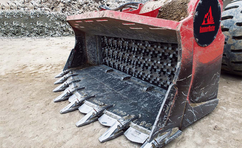 Роторный просеивающий ковш HammerMaster M 4-25 HV Market