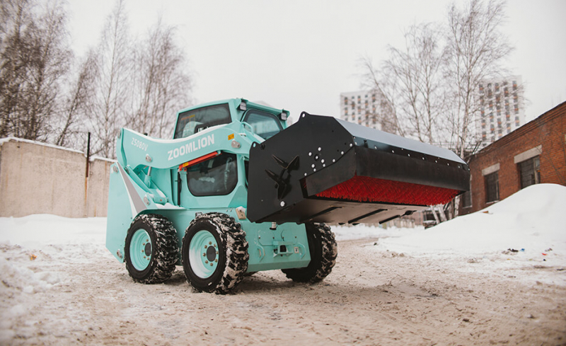 Щетка дорожная коммунальная Impulse SP1850B с бункером HV Market