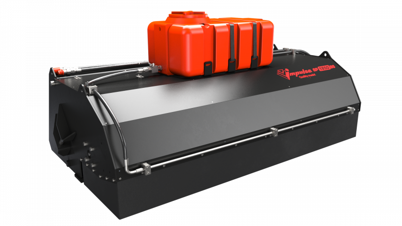 Щетка дорожная коммунальная Impulse SP1850BS с бункером и системой орошения HV Market