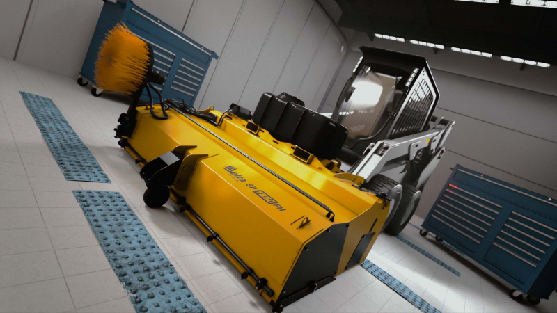 Щетка дорожная с передним бункером Delta SP 1850 FH HV Market