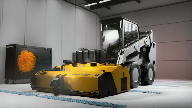 Щетка дорожная с передним бункером Delta SP 1850 FH HV Market