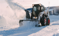 Шнекороторный снегоочиститель Impulse SR1850 на мини-погрузчик JCB HV Market