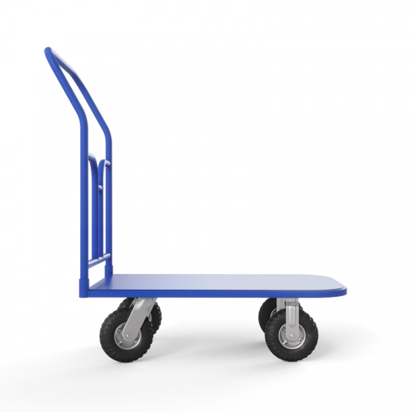 Тележка платформенная ТПТ (г/п 300 кг, 800x500 мм, колеса пневматические 210 мм) HV Market