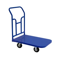 Тележка платформенная ТПТ (г/п 400 кг, 900x600 мм, колеса черная резина 160 мм) HV Market