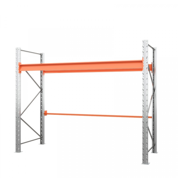 Стеллаж металлический паллетный 2000х2700х1100 мм (70.1.5). Ярусы: пол+1 HV Market