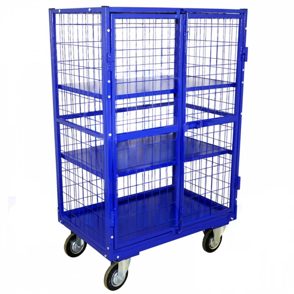 Шкаф сетчатый металлический ШСМ 6 (800х1200х1500) г/п 450 кг.160 черная резина HV Market