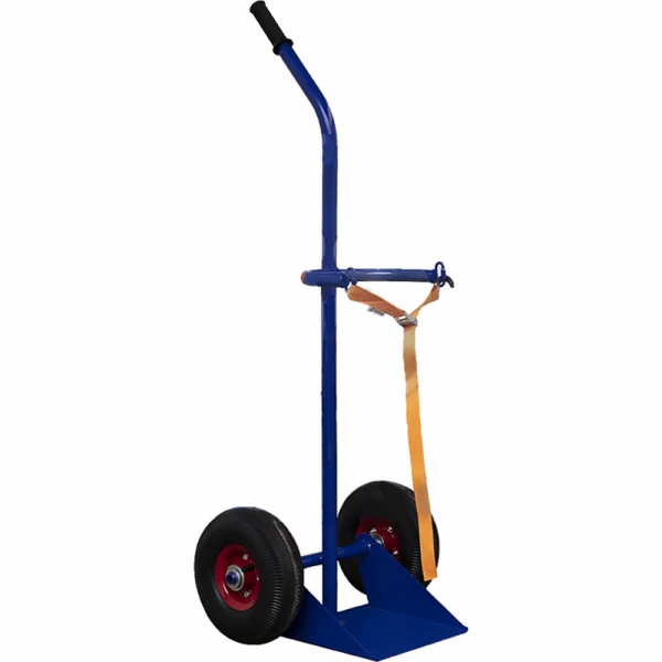 Тележка для перевозки одного газового баллона ГБР 1 г/п 110 кг. колеса литые 250 мм. HV Market