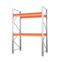 Стеллаж металлический паллетный 3500х1800х1100 мм (70.1.5). Ярусы: пол+2 HV Market