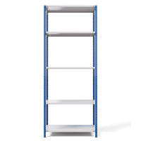 Стеллаж металлический ТС Лайт, синие стойки, 2500x1000x500 мм. Полки: 5 шт. металл (ТС 220100505с) HV Market