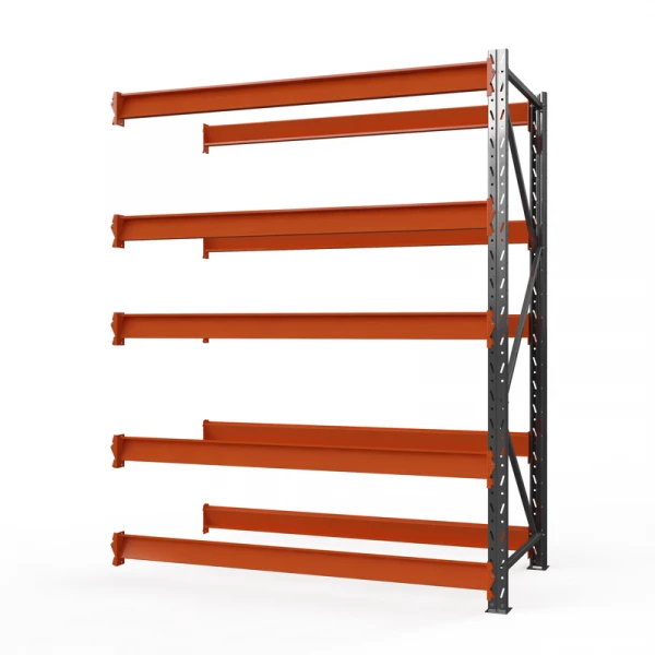 Секция приставная стеллажа металлического ОПТИМА, 2500х1250х785 мм. Полки: 5 шт. без настила HV Market