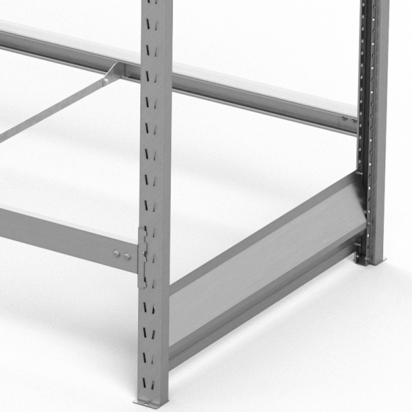 Ярус стеллажа СГ Ультра без настила для хранения шин, колес (1500x500)