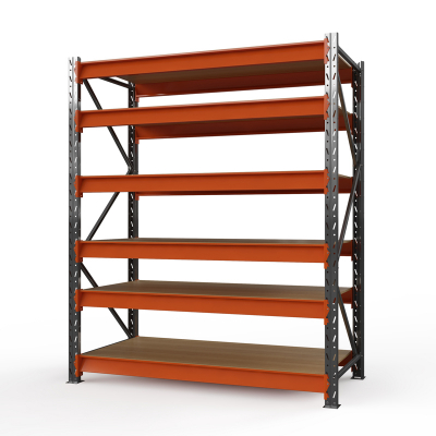 Стеллаж металлический ОПТИМА, 3500х1250х785 мм. Полки: 6 шт. фанера HV Market