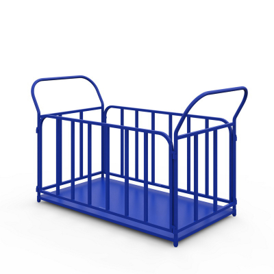 Тележка платформенная с трубчатыми бортами ТБ 4 (600х1200) без колес HV Market