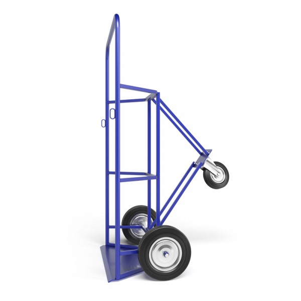 Тележка для перевозки двух газовых баллонов КП 2 г/п 220 кг. колеса литые 250 мм. HV Market