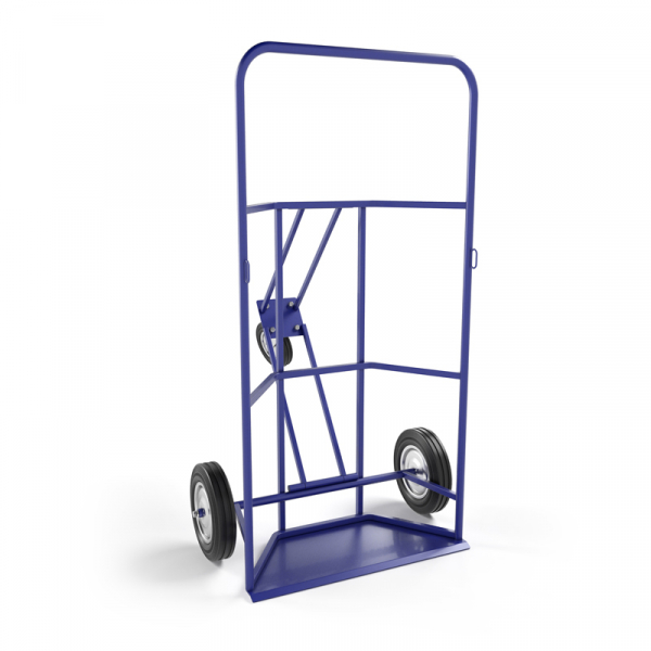 Тележка для перевозки двух газовых баллонов КП 2 г/п 220 кг. колеса литые 250 мм. HV Market