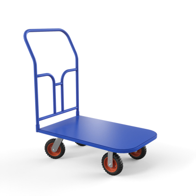 Тележка платформенная ТПТ (г/п 500 кг, 800x500 мм, колеса литая протекторная резина 160 мм) HV Market