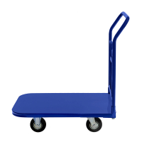 Тележка платформенная ТПТ (г/п 400 кг, 800x500 мм, колеса черная резина 160 мм) HV Market