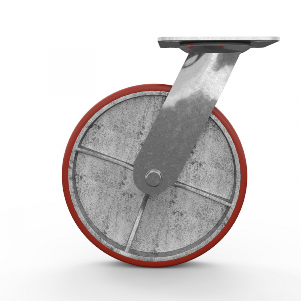 Колесо большегрузное SCp63 поворотное (150*50 мм; 350 кг; КР/ПУ) 29150 CPU HV Market