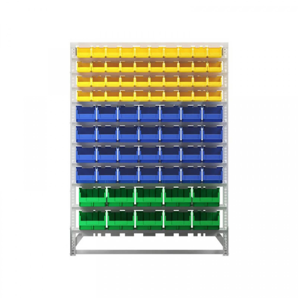 Стойка 1150х1500 односторонняя С1-04-04-02 (желтый/синий/зеленый) HV Market