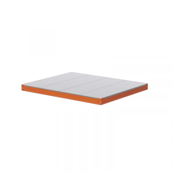 Ярус стеллажа Профи Т, металлический сплошной настил с усилением (1240Х1005 мм) HV Market