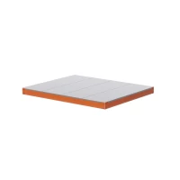 Ярус стеллажа Профи Т, металлический сплошной настил с усилением (1240Х1005 мм) HV Market