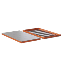 Ярус стеллажа Профи Т, металлический сплошной настил с усилением (1845х1005 мм) HV Market