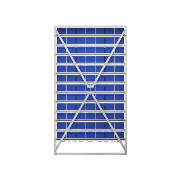 Стойка 1150х2000 односторонняя В1-00-12-00  (синий) HV Market