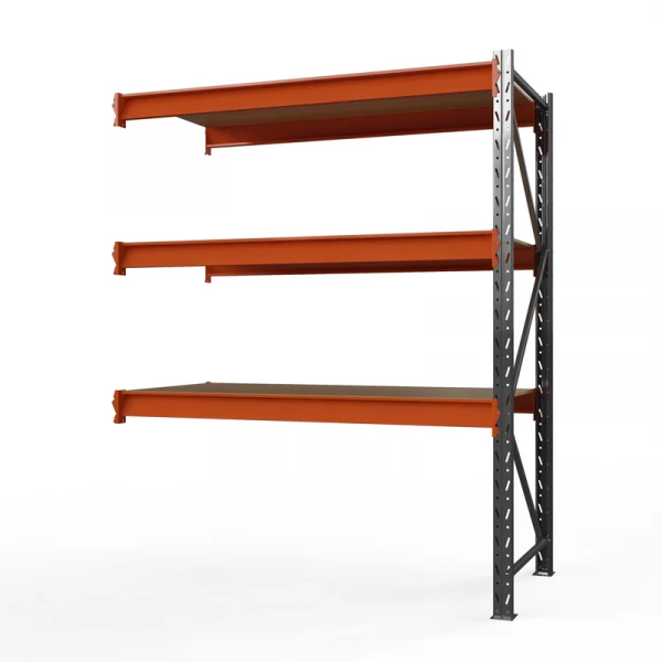 Секция приставная стеллажа металлического ОПТИМА, 2000х1530х785 мм. Полки: 3 шт. фанера HV Market