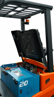 Электрический вилочный погрузчик FE4P20QC Duplex mast (Литий 206Ач, FFL, В-2700мм) HV Market