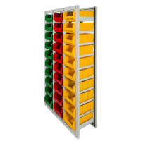 Стеллаж с направляющими стационарный CP-3 (1 основная +2 дополнительные) HV Market