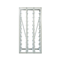 Стеллаж с направляющими стационарный CP-3 (1 основная +2 дополнительные) HV Market