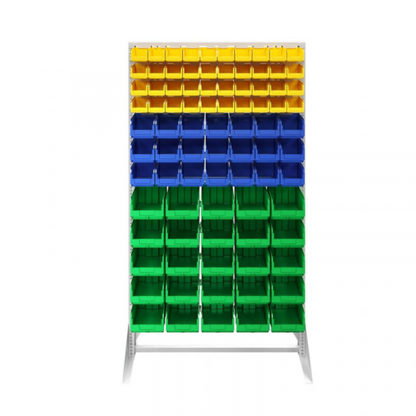Стойка 1150х2000 односторонняя В1-04-03-05  (желтый/синий/зеленый) HV Market