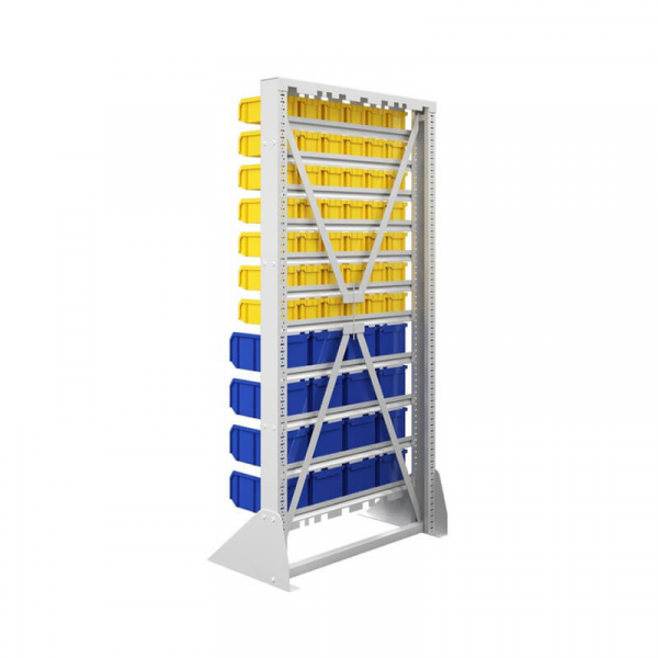 Стойка 735х1500 односторонняя А1-07-04-00  (желтый/синий) HV Market