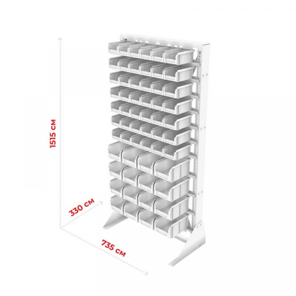 Стойка 735х1500 односторонняя А1-07-04-00  (желтый/синий) HV Market