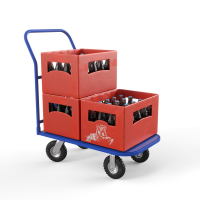 Тележка платформенная ТПТ (г/п 300 кг, 800x500 мм, колеса пневматические 250 мм) HV Market