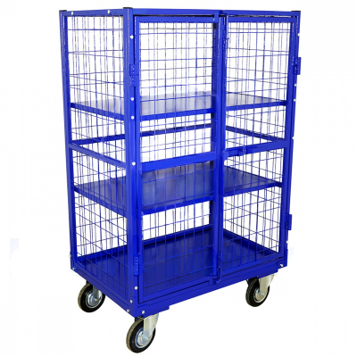 Шкаф сетчатый металлический ШСМ 6 (800х1200х1500) г/п 550 кг.160 литая протекторная резина HV Market