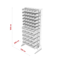 Стойка 735х1500 односторонняя А1-06-05-00  (желтый/синий) HV Market