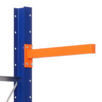 Дополнительная секция стеллажа консольного 2-стороннего 2500х1320х1064 HV Market