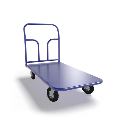 Тележка платформенная ТП 3 (600х1000) г/п 300 кг.колеса пневматические 250 мм HV Market