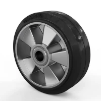Колесо для гидравлической тележки, 180x50 мм, алюминий/резина (с подшипниками) HV Market