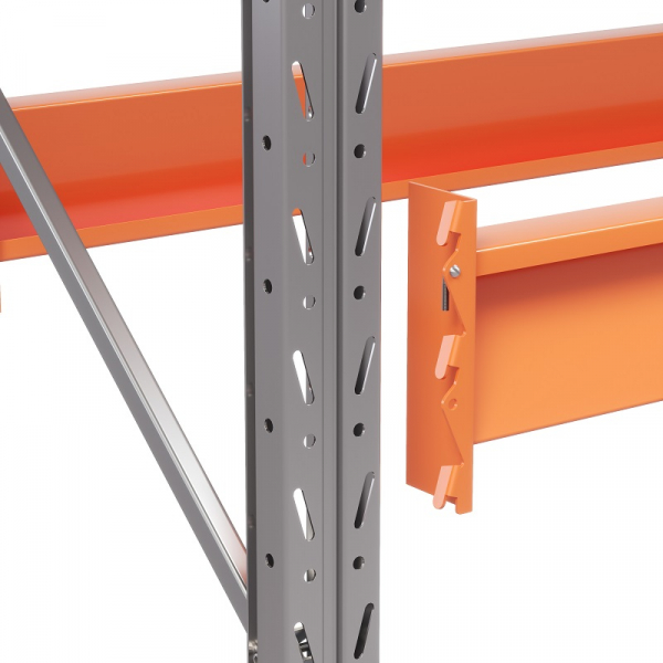 Секция приставная стеллажа металлического паллетного 4500х2700х1100 мм (85.1.5). Ярусы: пол+3