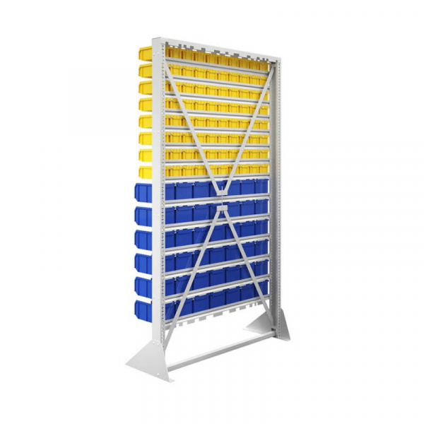 Стойка 1150х2000 односторонняя В1-08-06-00  (желтый/синий) HV Market