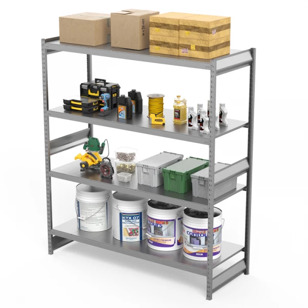 Стеллаж грузовой СГ Ультра (2000х1800х500) 4 яруса, цинк